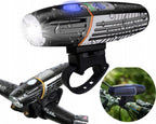 Lampa LED pentru bicicleta, reincarcabila USB, rezistenta la apa, 2200 mAh, autonomie pana la 15 ore