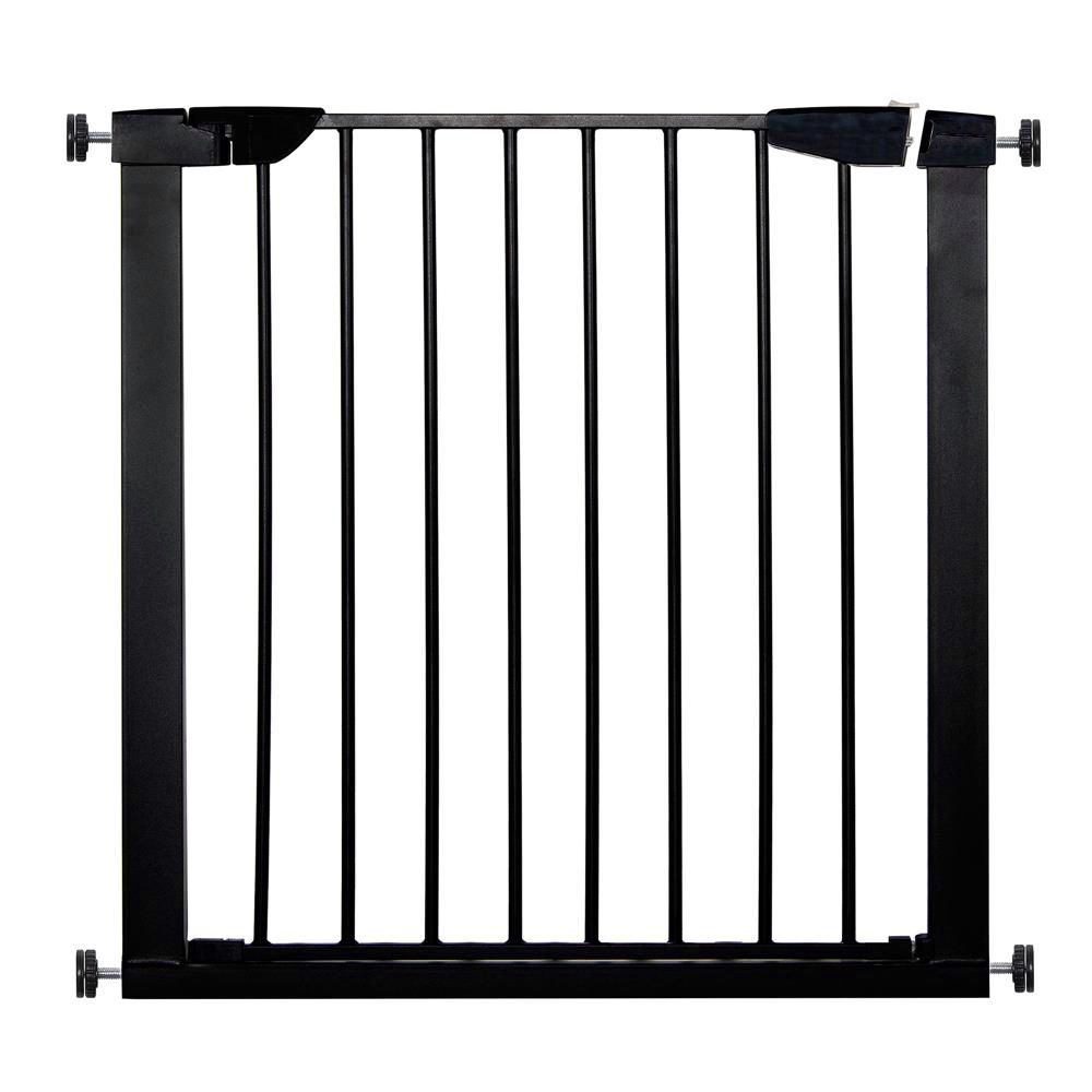 Poarta de siguranta Safety Gate pentru scari, ajustabila 83-89 cm, din otel, neagra