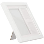 Kit amprenta mulaj manuta sau piciorus bebe si rama foto, 23x28cm, cu cutie de cadou, cadrul alb