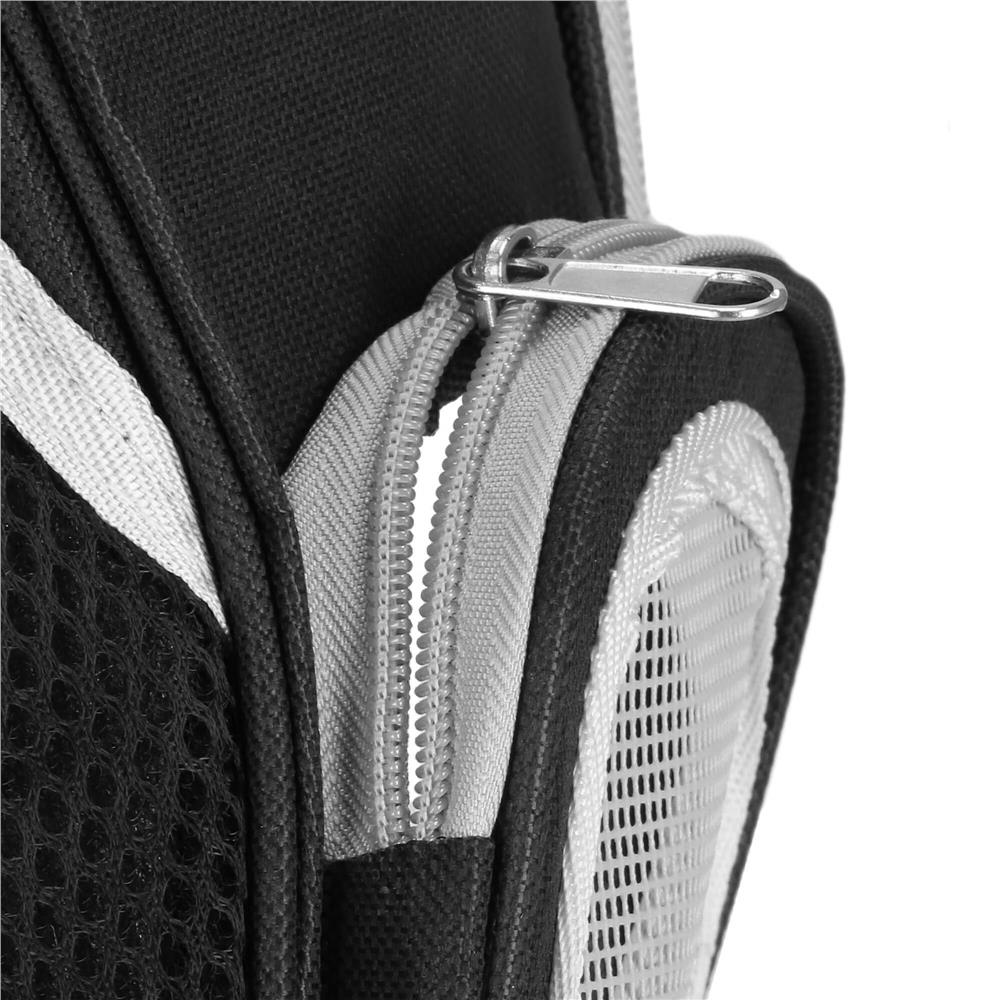 Rucsac transport animale talie mica-medie, maxim 12 kg, hublou panoramic transparent, buzunare laterale, gri