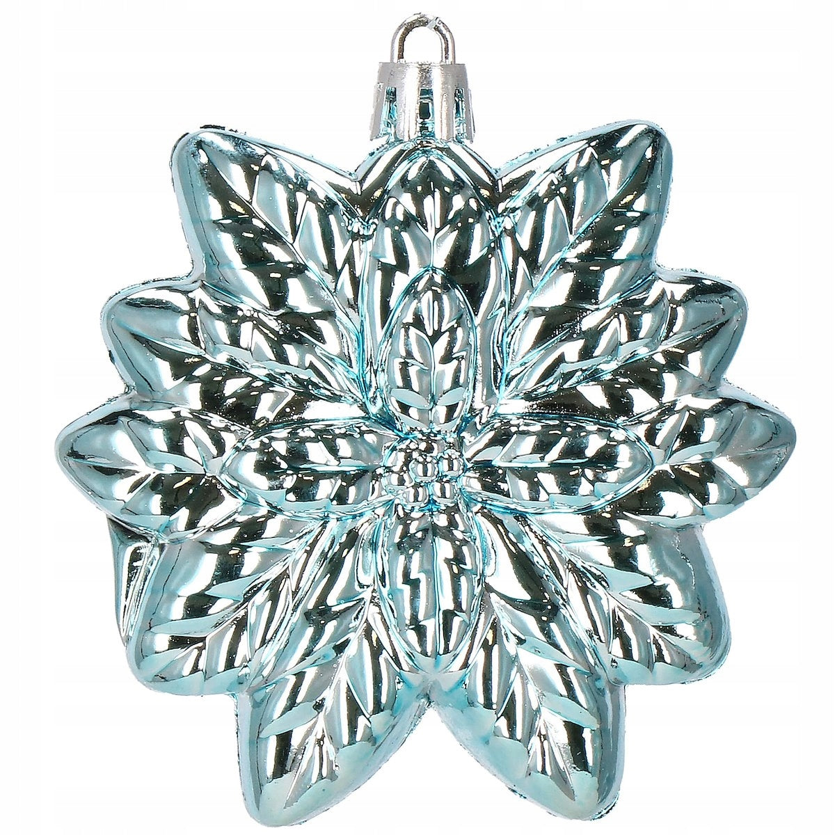 Set globuri si decoratiuni de Craciun, 72 piese, diverse dimensiuni, albastru