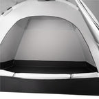 Cort plaja sau camping, impemeabil, cu terasa, 4 locuri, 200x350x135cm, gri