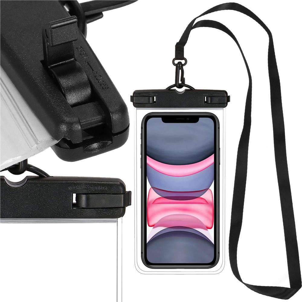 Husa telefon subacvatica waterproof impermeabila, universala, 180x110mm, cu snur