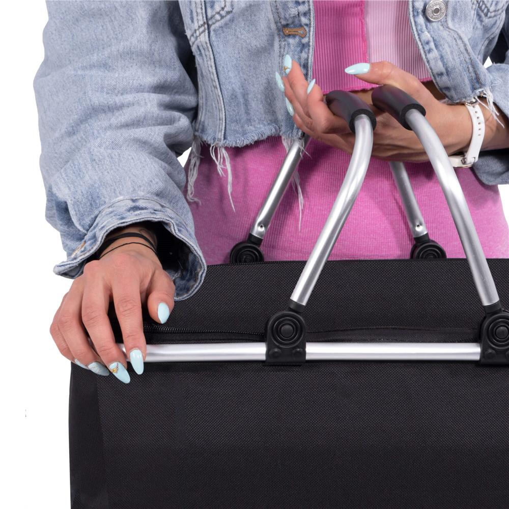 Geanta pentru picnic sau plaja, termoizolanta, 28 litri, negru