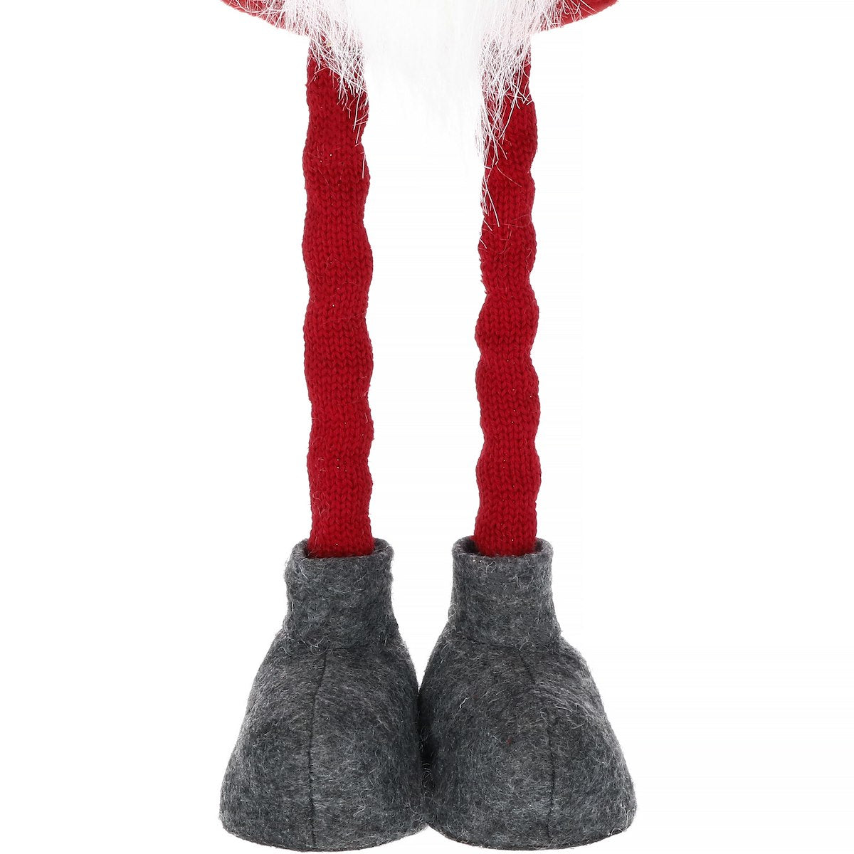 Figurina Craciun, Spiridus, picioare telescopice, inaltime extensibila 52-67cm