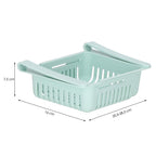 Organizator frigider, model cos extensibil, 16x28.5cm, menta