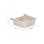 Organizator frigider, model cos extensibil, 16x28.5cm, crem
