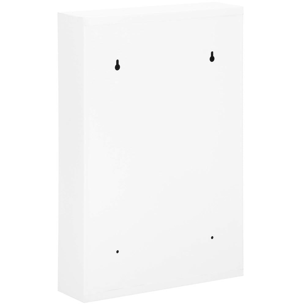 Cutie metalica din otel pentru 64 chei, echipata, 45x30x8cm, alba