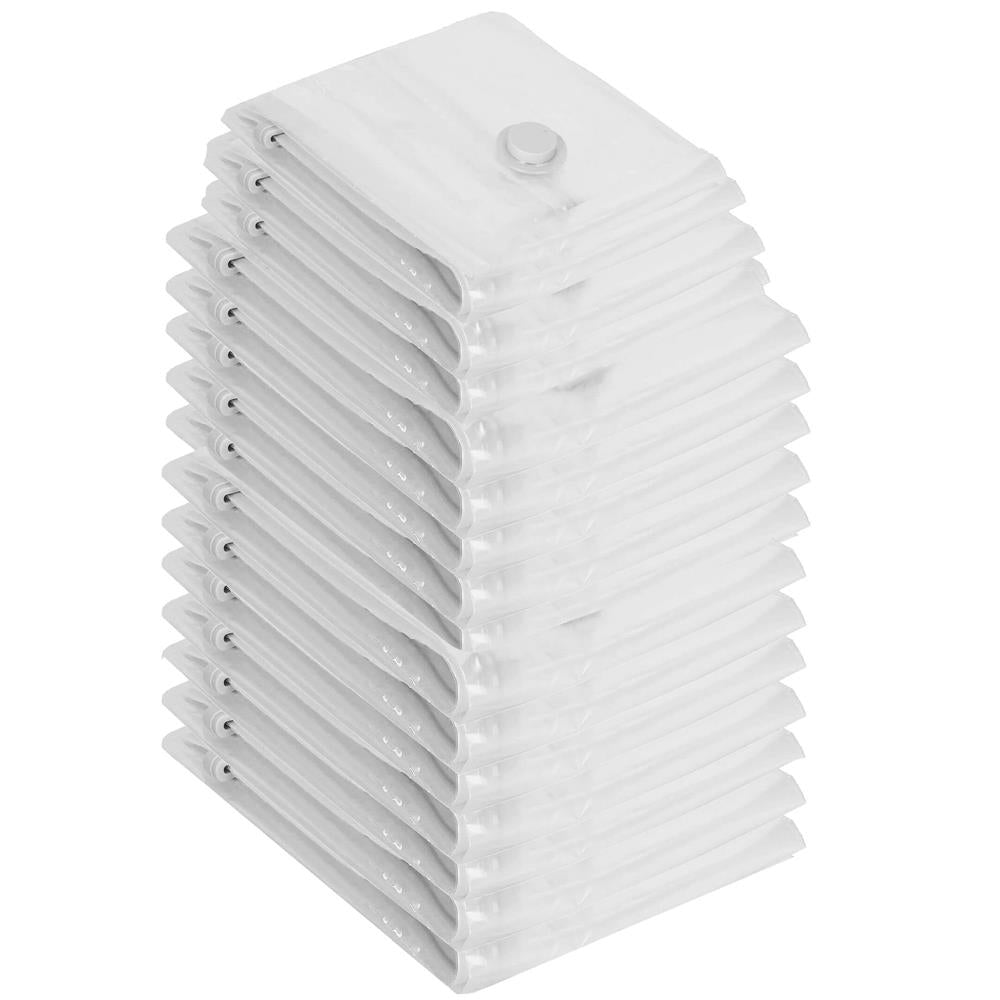 Set 12 saci de vidat haine, 4 dimensiuni diferite, transparent