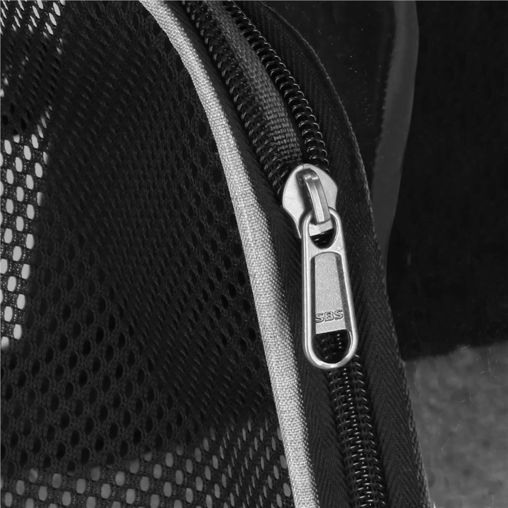 Rucsac transport animale talie mica-medie, maxim 15 kg, buzunare laterale, 38x34x26 cm, negru