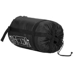 Sac de dormit tip mumie, cu geanta de transport, 210x80cm, 0-10grade, culoare negru gri