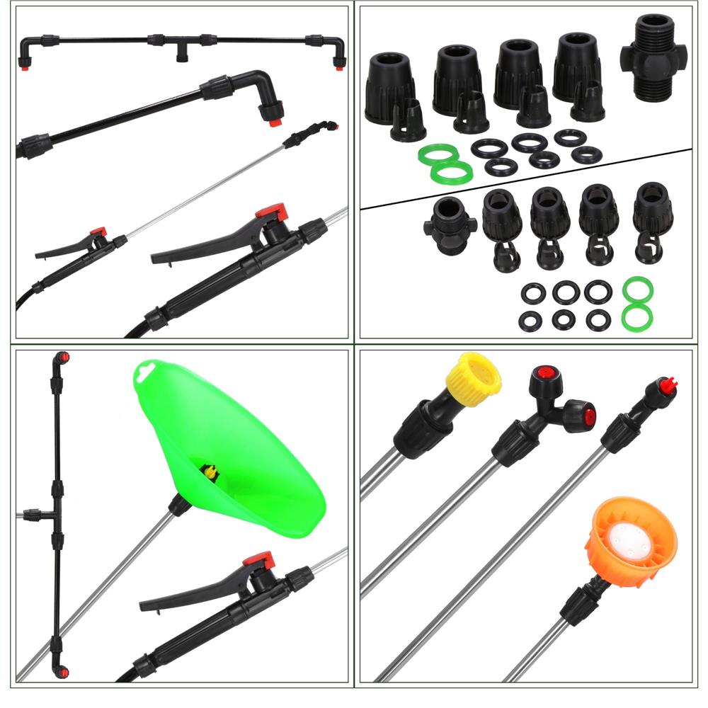 Pompa de stropit electric rucsac 16L, cu acumulator, 6 duze, lance telescopica si presiune reglabila