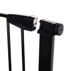 Poarta de siguranta Safety Gate pentru scari, ajustabila 83-89 cm, din otel, neagra