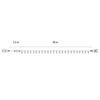 Instalatie lumini pentru bradul de Craciun, 31,5 metri, 500 LED-uri, albastru