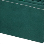 (DL) Cutie depozitare si organizare bijuterii, velur, 12x 12 x 12 cm, verde