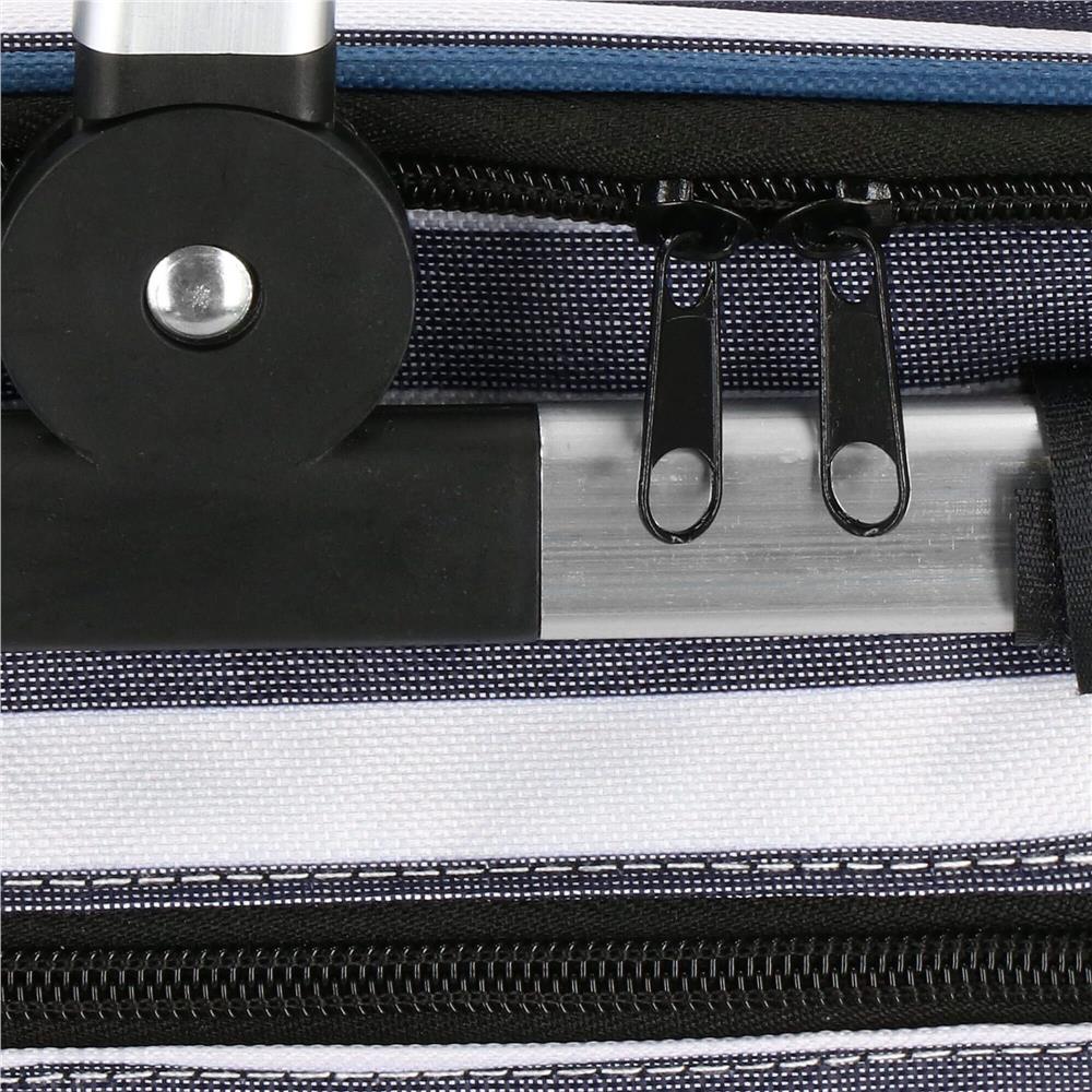 Geanta pentru picnic sau plaja, termoizolanta, 28 litri, alb albastru