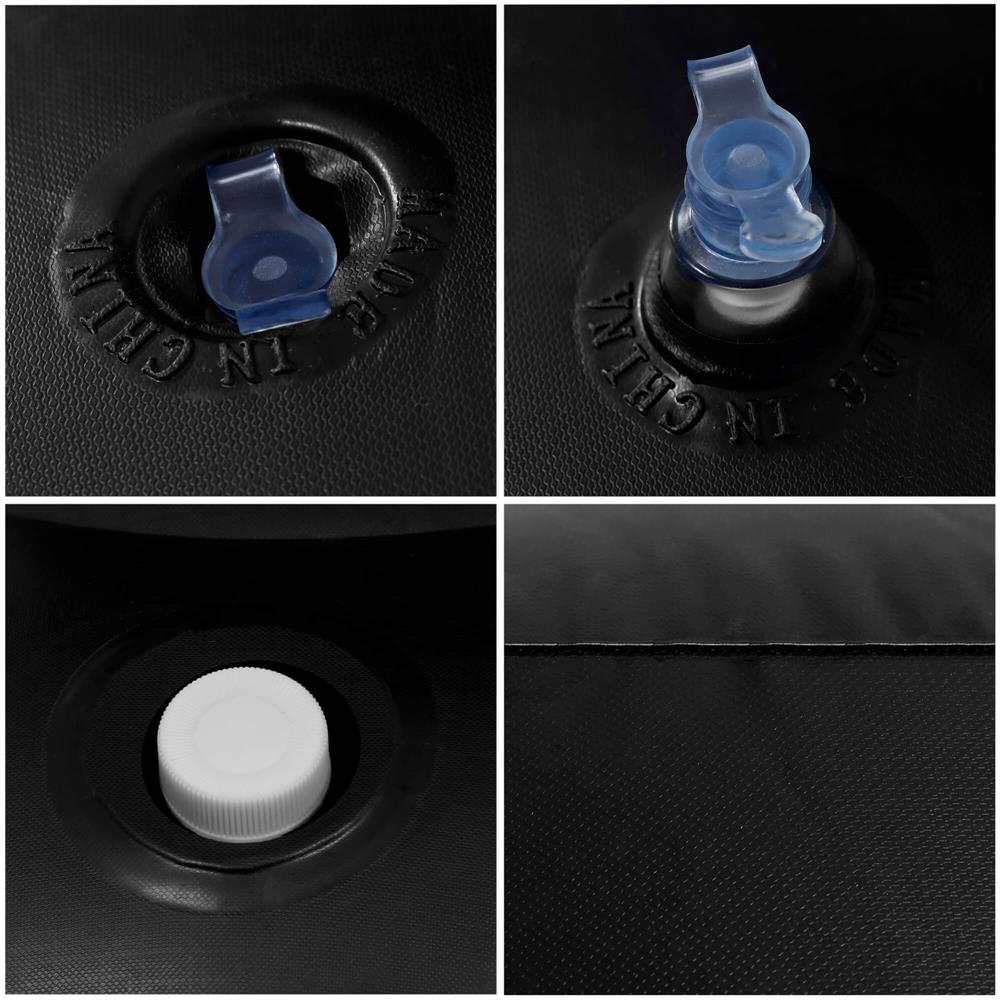 Sac de box gonflabil pentru copii, Inaltime 160 cm, PVC, Negru