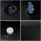 Sac de box gonflabil pentru copii, Inaltime 160 cm, PVC, Negru