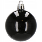 Set globuri si decoratiuni de Craciun, 77 piese, diverse dimensiuni, negru