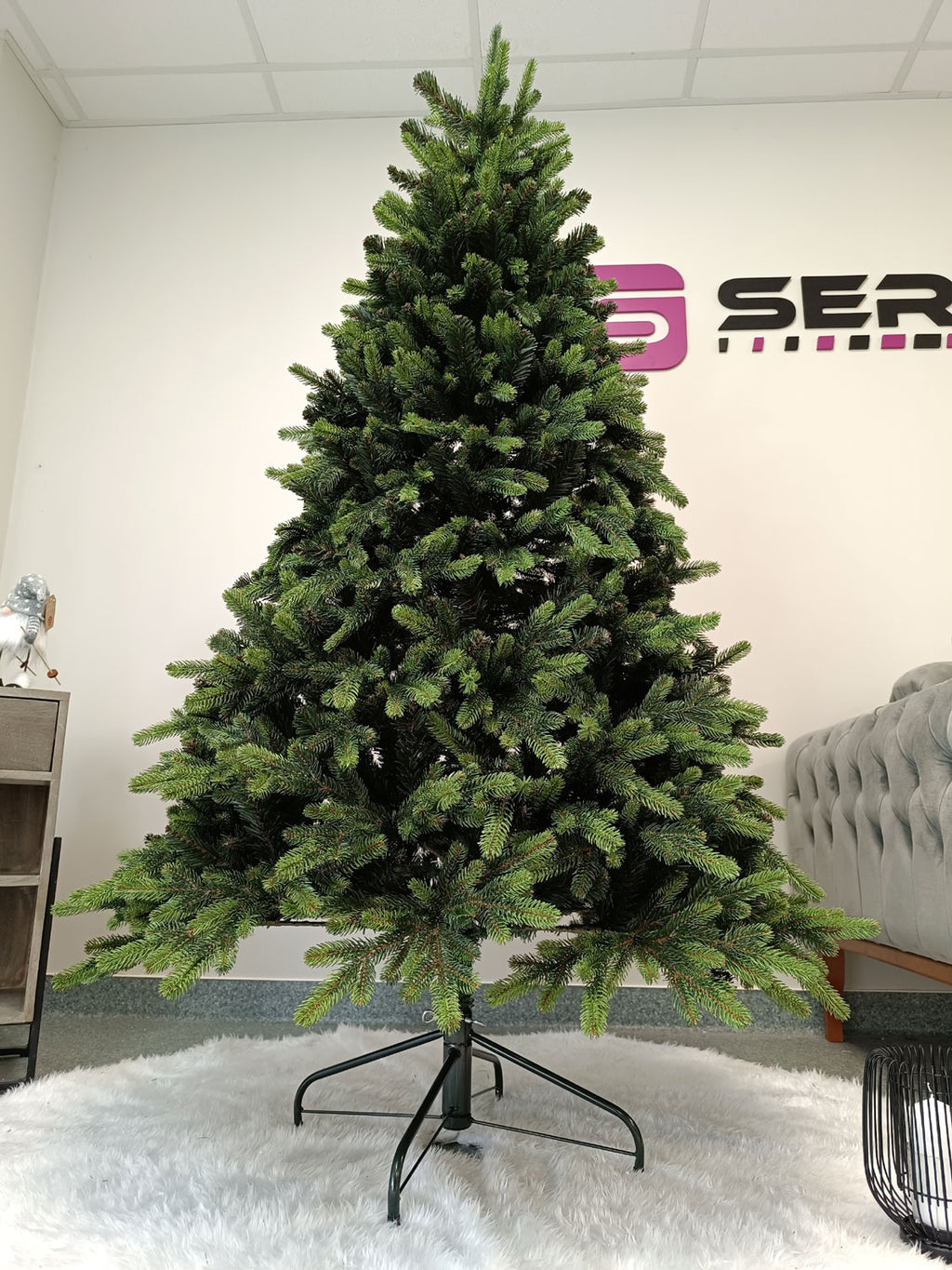 Brad artificial Christmas Deluxe by , Carpati cu varfuri verzi, 2D+3D, 180cm