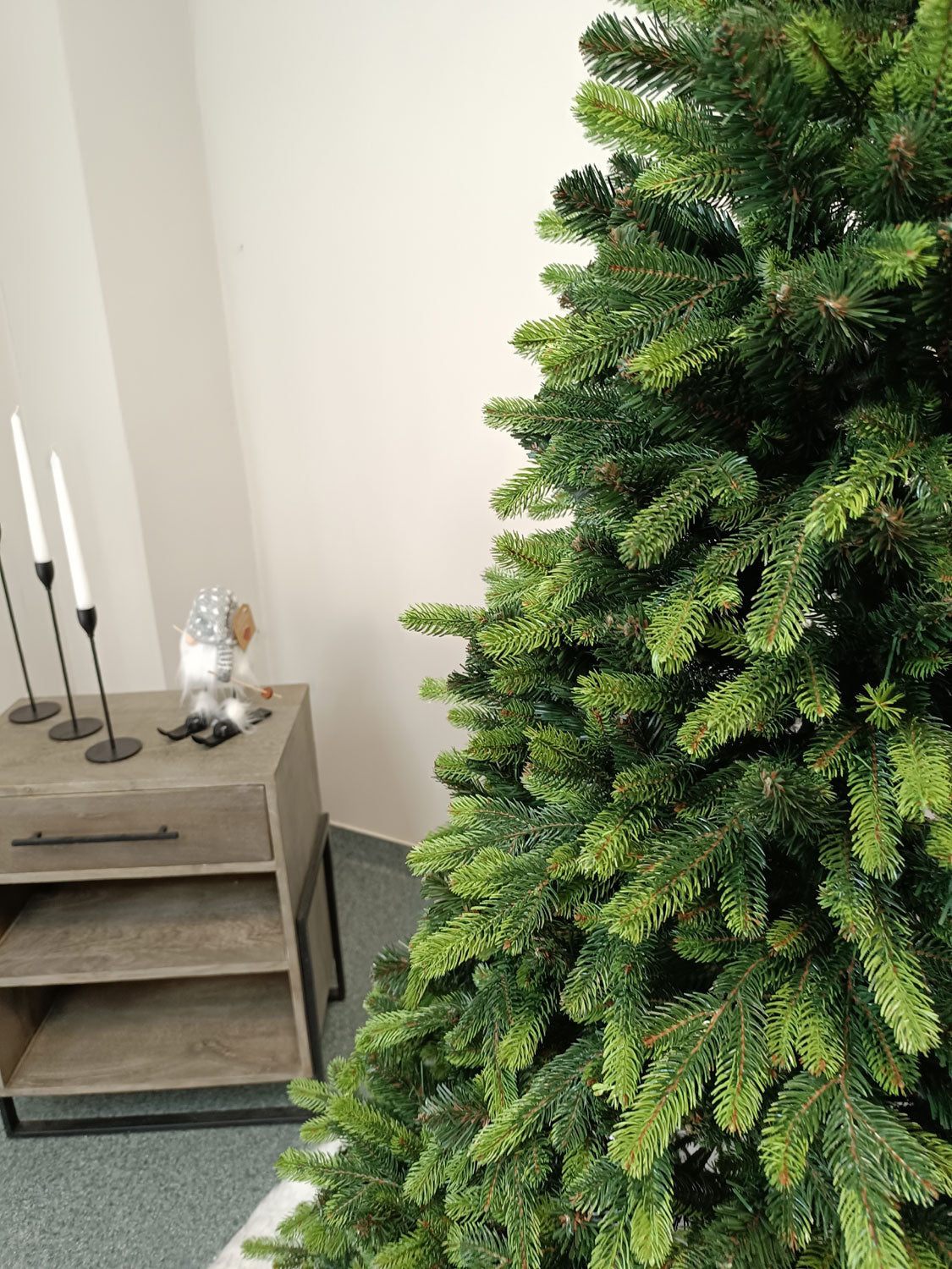 Brad artificial Christmas Deluxe by , Carpati cu varfuri verzi, 2D+3D, 180cm