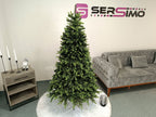 Brad artificial Christmas Deluxe by , Carpati cu varfuri verzi, 2D+3D, 180cm