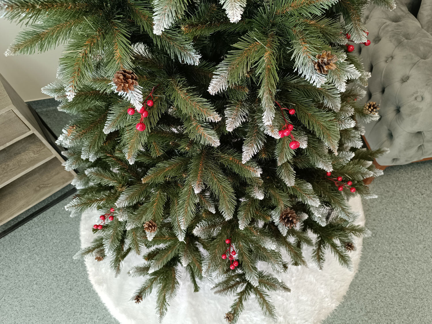 Brad artificial Christmas Deluxe by , Frasin de Munte, 2D, 240cm