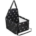 Geanta auto de transport animale de companie, caini si pisci, negru, 40x43x30cm