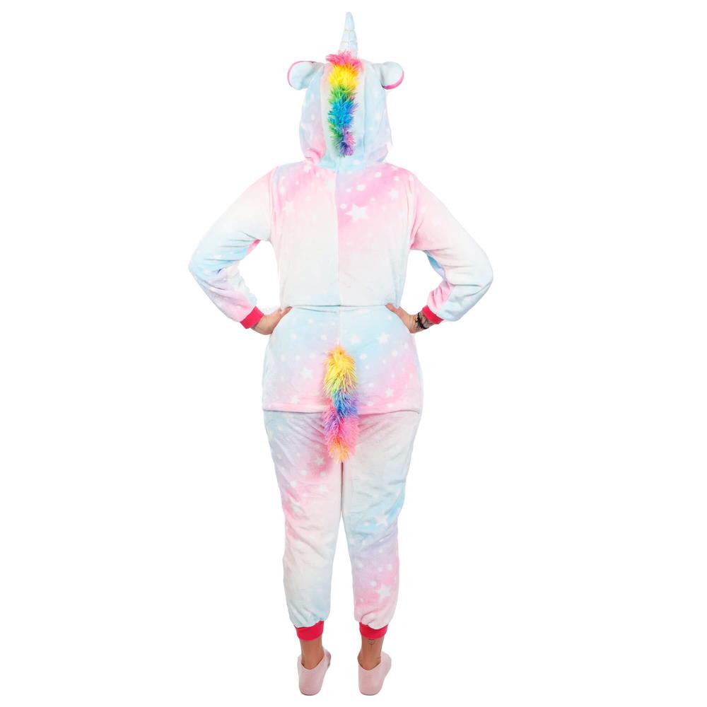 Pijama tip salopeta pentru dama, model unicorn, marime M