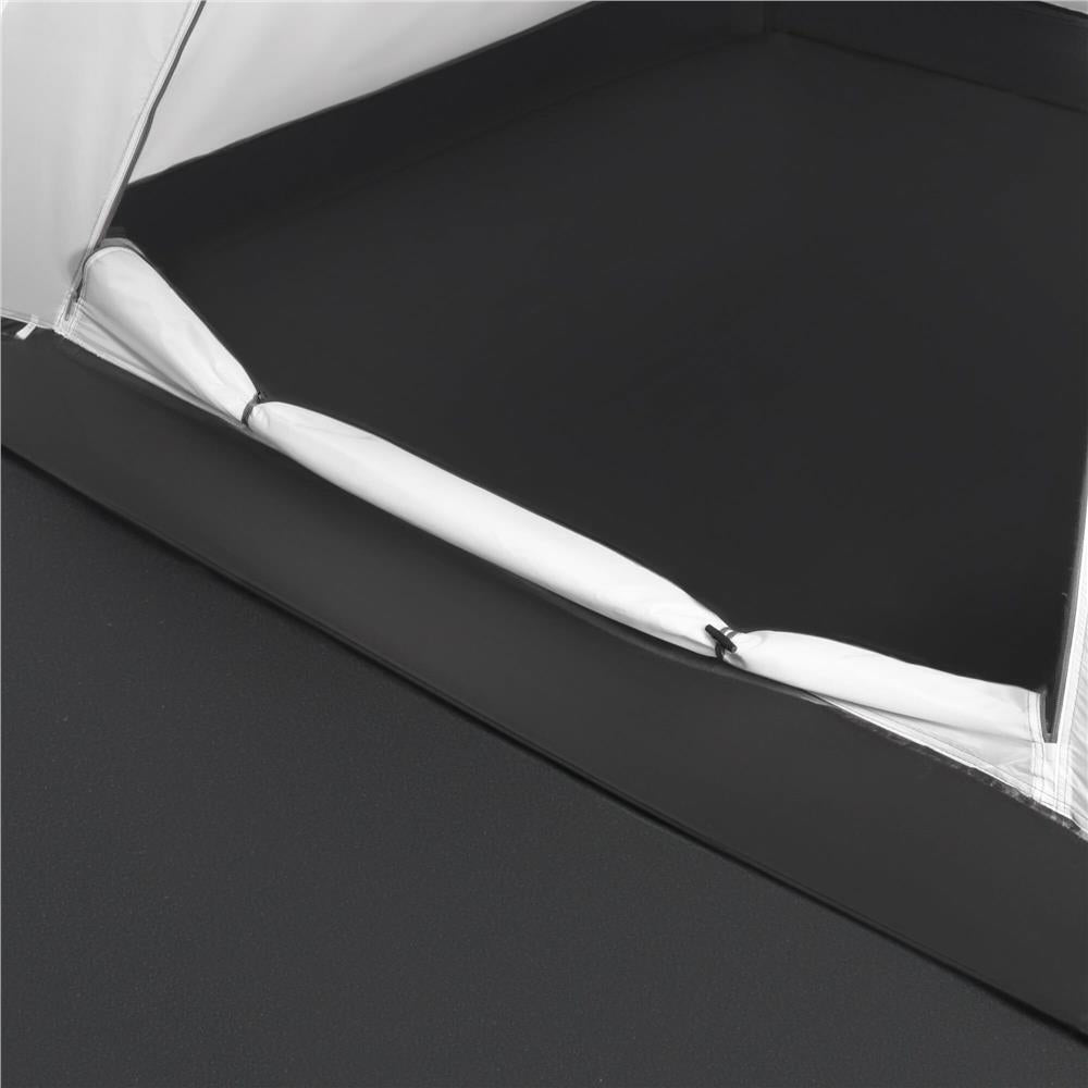 Cort plaja sau camping, impemeabil, cu terasa, 4 locuri, 200x350x135cm, gri