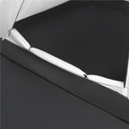 Cort plaja sau camping, impemeabil, cu terasa, 4 locuri, 200x350x135cm, gri