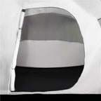 Cort camping, impemeabil, 2 camere + hol, 4 locuri, 460x200x245cm, verde