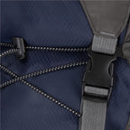 Rucsac tactic militar pentru drumetie, cu husa de ploaie, 90 litri, 25 kg, 74x32x20 cm, gri albastru