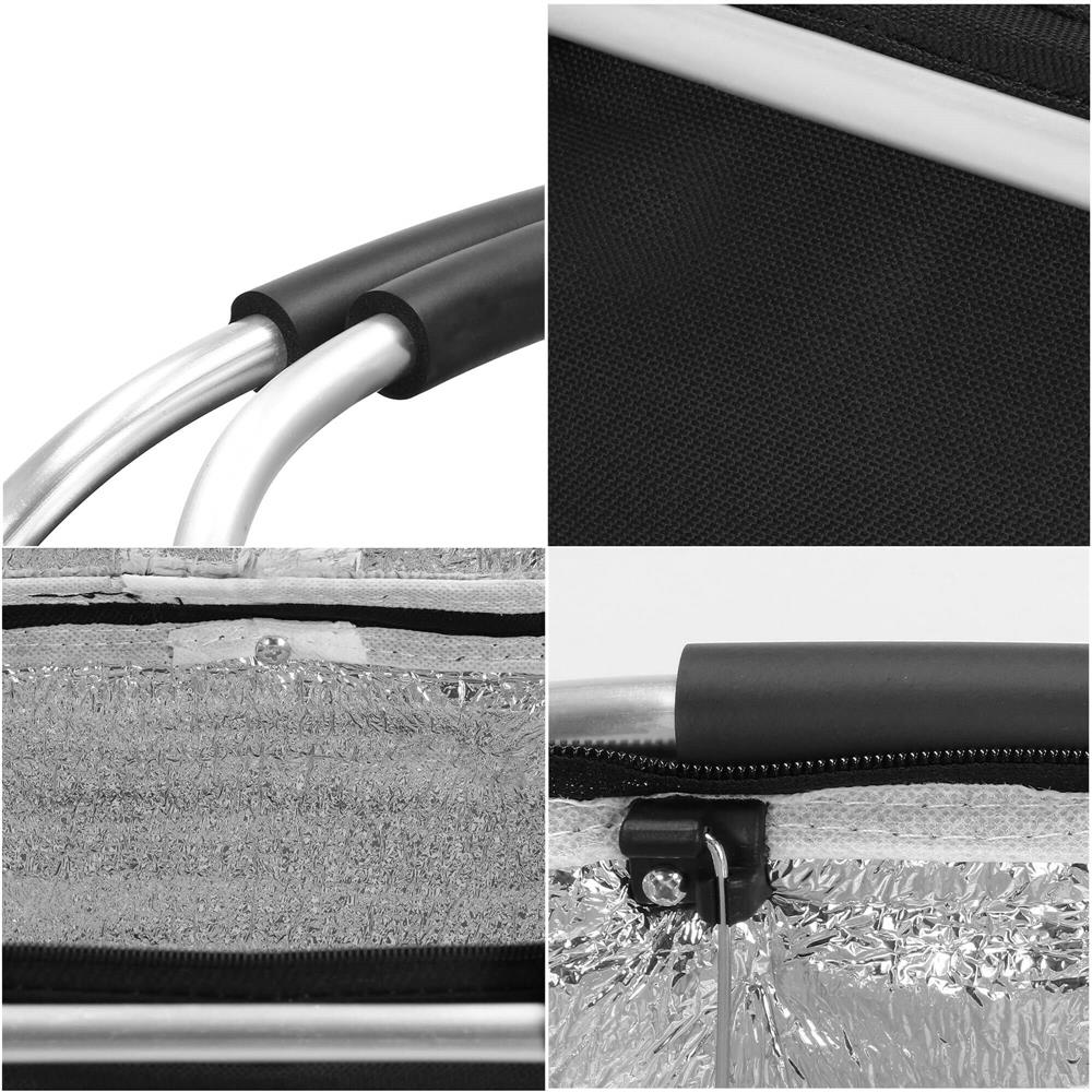 Geanta pentru picnic sau plaja, termoizolanta, 28 litri, negru