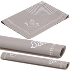 Plansa din silicon alimentar de framantat aluat, rezistenta la temperaturi ridicate, 65x45cm, gri