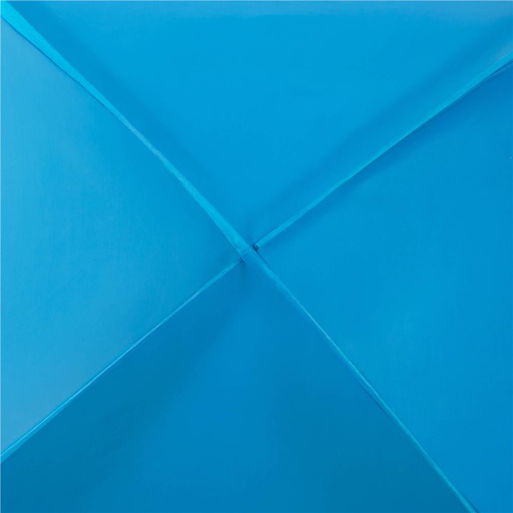 Cort plaja autoexpansibil POP-UP cu plasa ventilatie si protectie UV, 160x140x115 cm, albastru