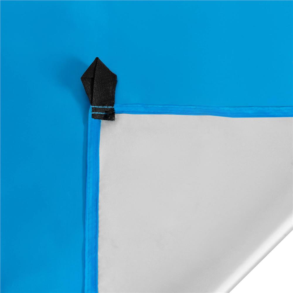 Cort plaja autoexpansibil POP-UP cu plasa ventilatie si protectie UV, 160x140x115 cm, albastru