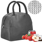 Geanta frigorifica cu izolatie termica pentru mancare, 21x10x23cm, gri