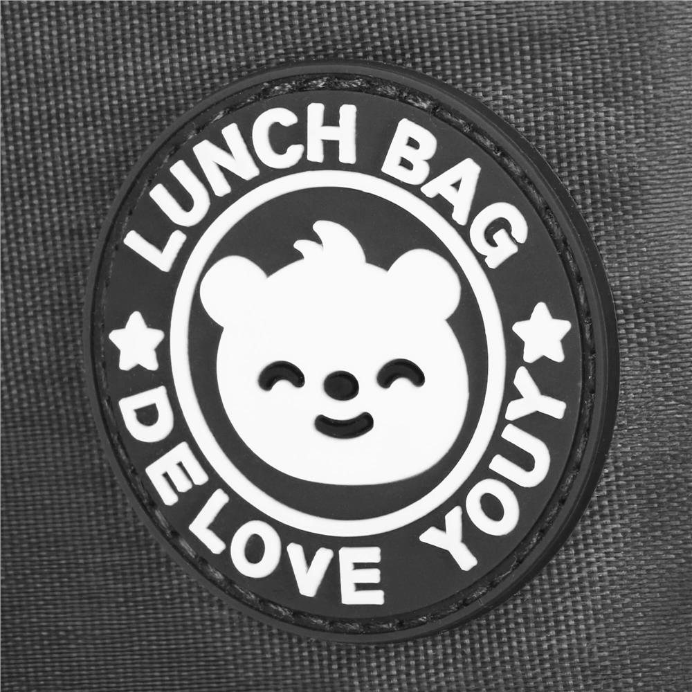 Geanta frigorifica cu izolatie termica pentru mancare, 21x10x23cm, gri