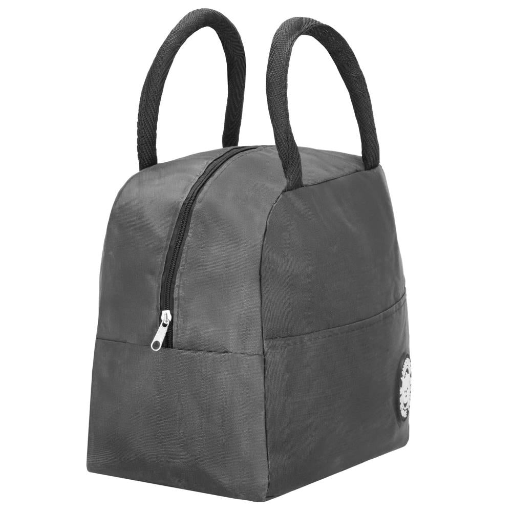 Geanta frigorifica cu izolatie termica pentru mancare, 21x10x23cm, gri