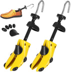 Set 2 sanuri pentru largit si alungit pantofi, din plastic, marime 42-44, galben