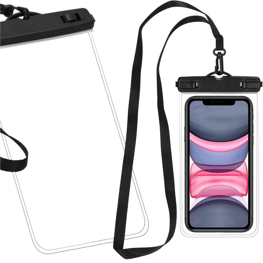 Husa telefon subacvatica waterproof impermeabila, universala, 180x110mm, cu snur