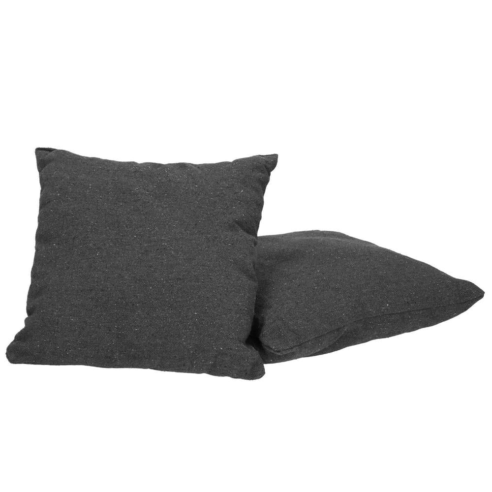 Hamac tip leagan suspendat pentru casa sau gradina, cu perne, 130x100cm, 150kg, gri inchis