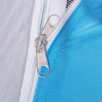 Cort plaja sau camping, impemeabil, cu protectie UV, 2 locuri, 200x150x110cm, albastru