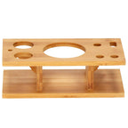 Set Cocktail Shaker Kit pentru barmani 550ml, KI22, suport bambus, 9 piese