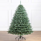 Brad artificial Christmas Deluxe by , Alaska Select verde argintiu, integral 3D, 180 cm