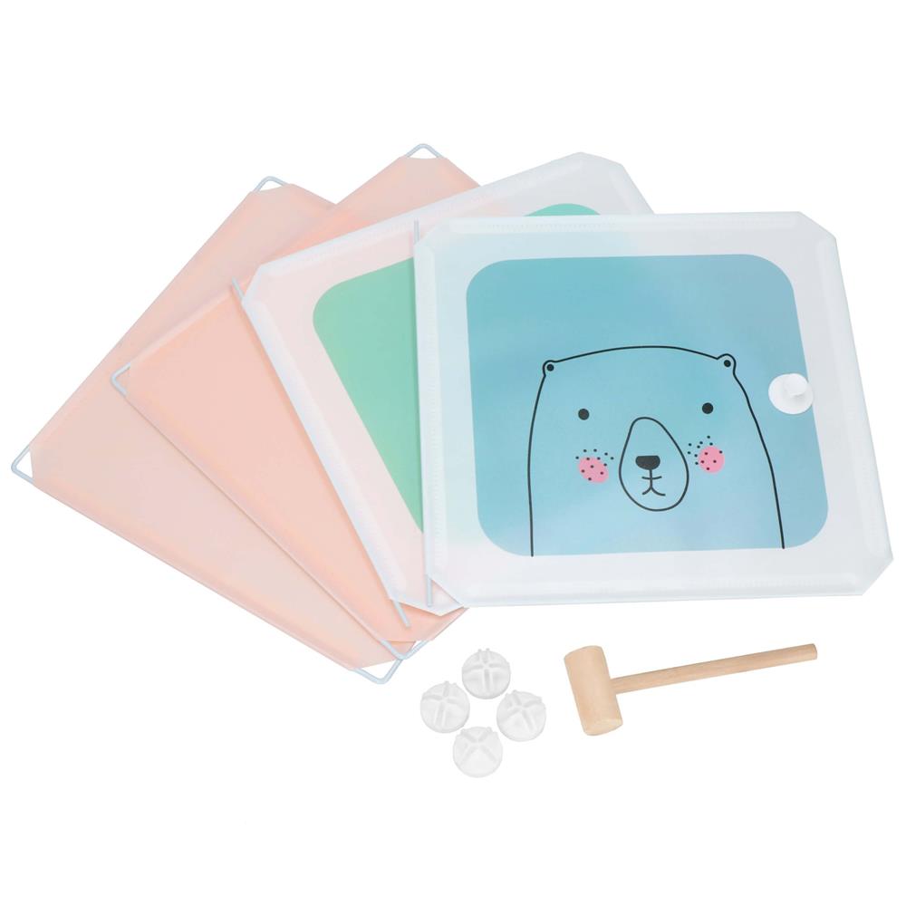 Dulap copii, modular cu 9 compartimente, PVC, 110x110x37 cm, multicolor