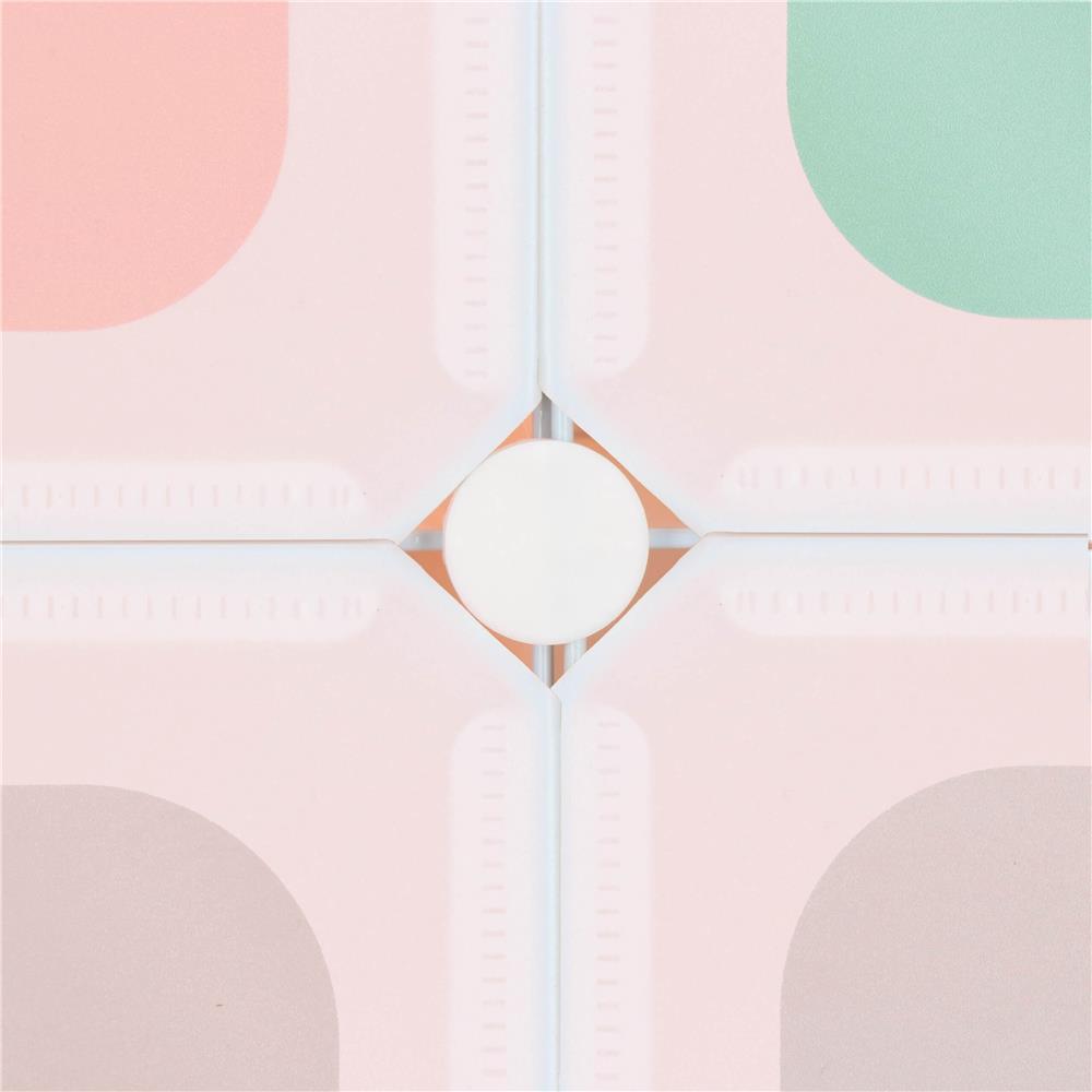 Dulap copii, modular cu 9 compartimente, PVC, 110x110x37 cm, multicolor