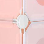 Dulap copii, modular cu 9 compartimente, PVC, 110x110x37 cm, multicolor