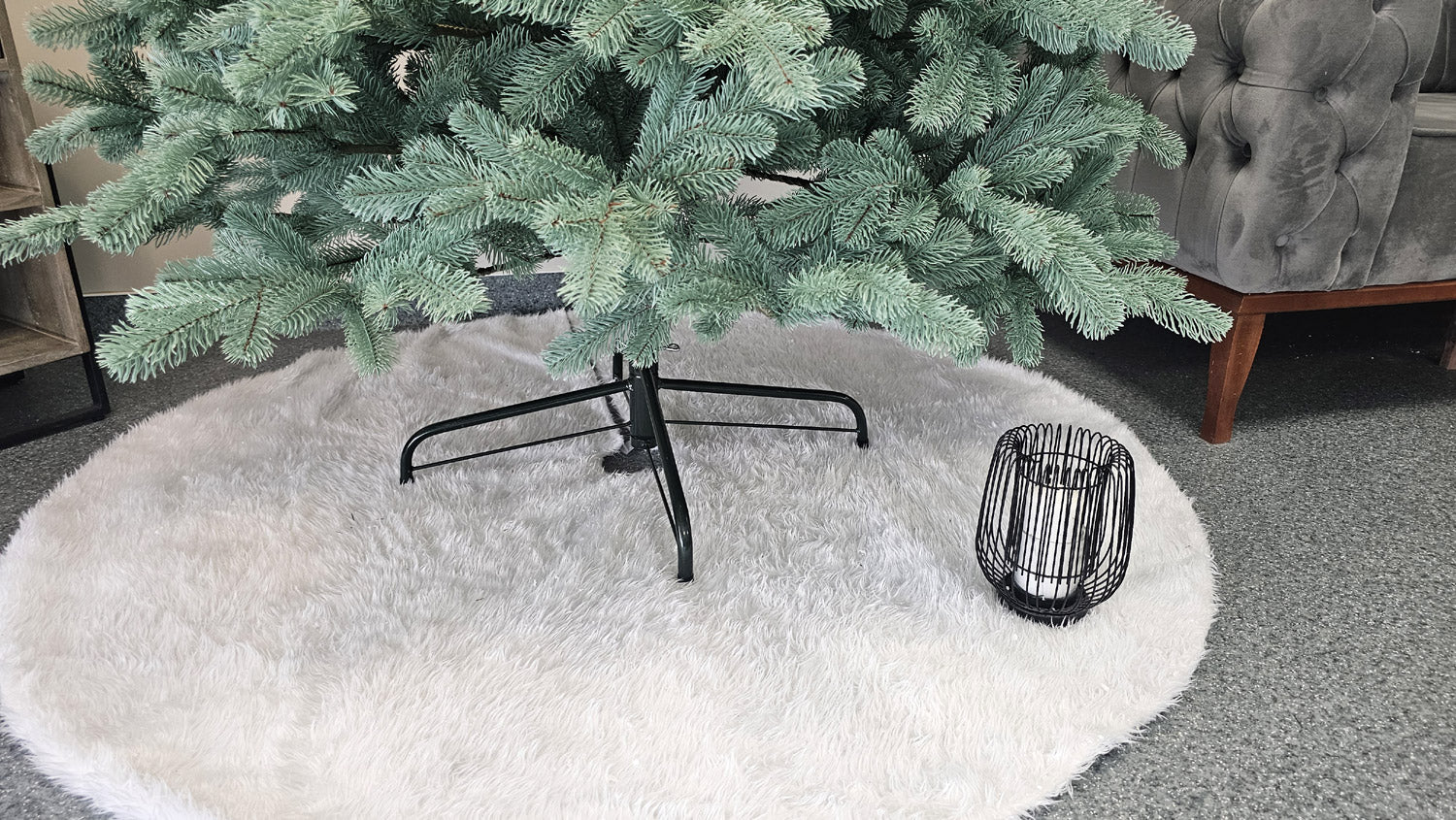 Brad artificial Christmas Deluxe by , Kovalivska argintiu, 3D, 210cm